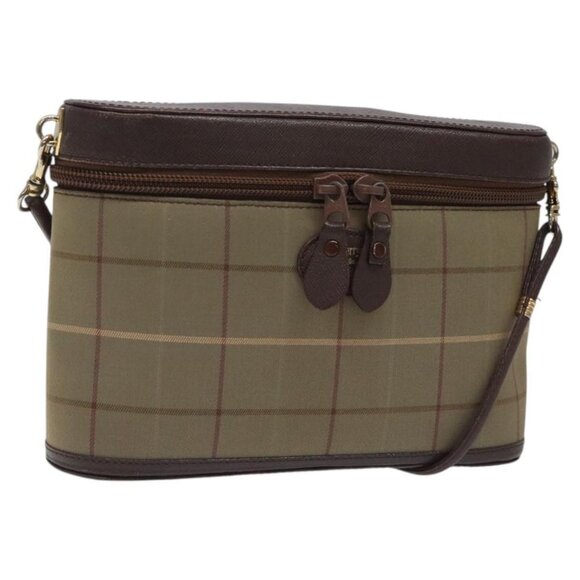 Burberrys Nova Check Shoulder Bag Canvas Beige Auth sw533 - Picture 1 of 16